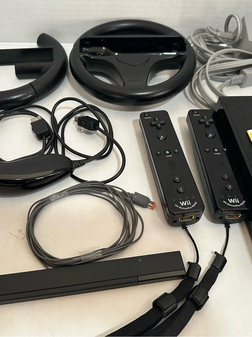 Nintendo Black Wii Console Bundle with Wii Sports Resort
